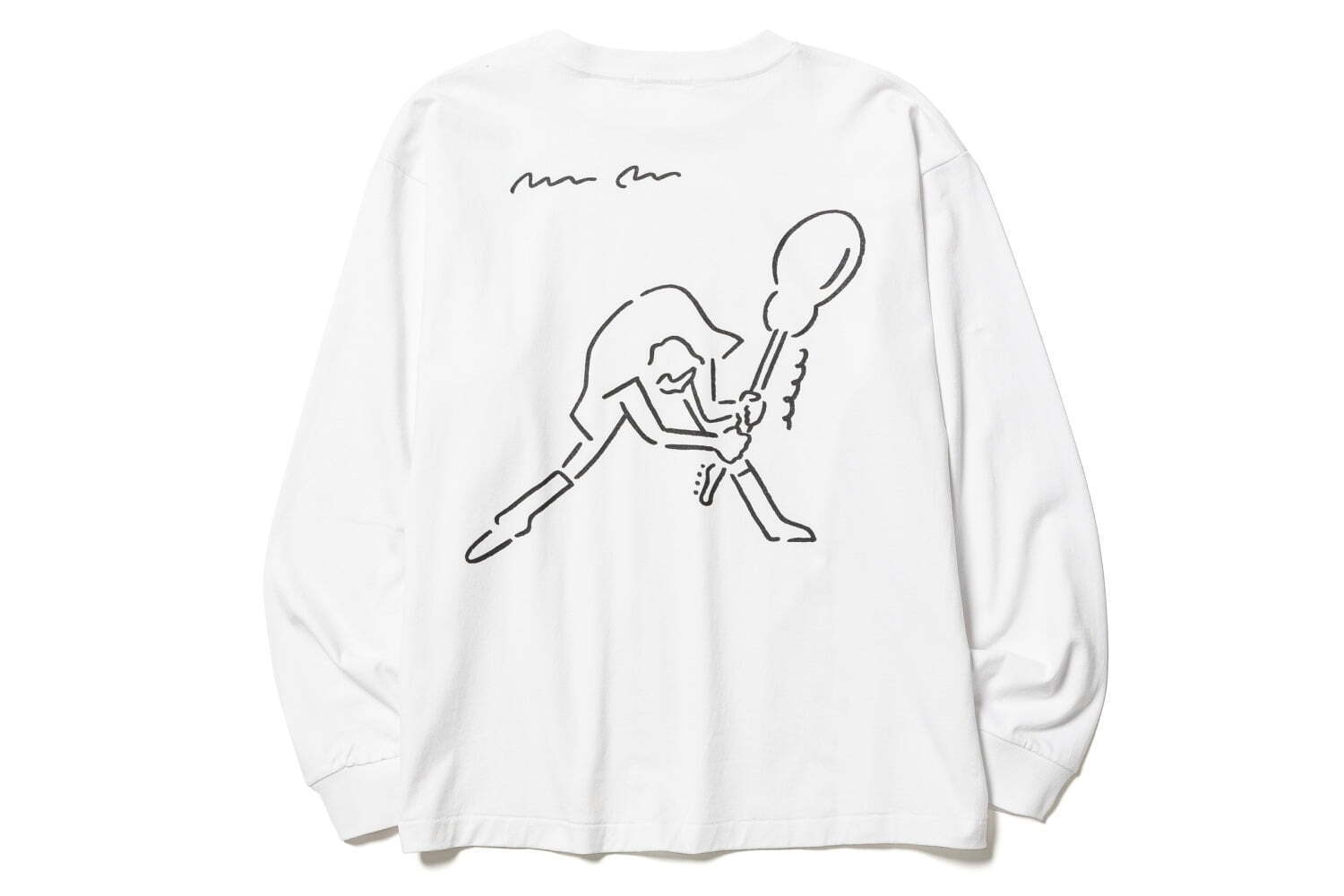 フラグスタフ×長場雄のTシャツ“パンクロックの代表的ジャケット”のイラスト調グラフィック