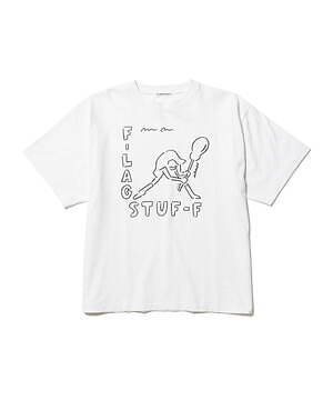 フラグスタフ×長場雄のTシャツ“パンクロックの代表的ジャケット”のイラスト調グラフィック｜写真1