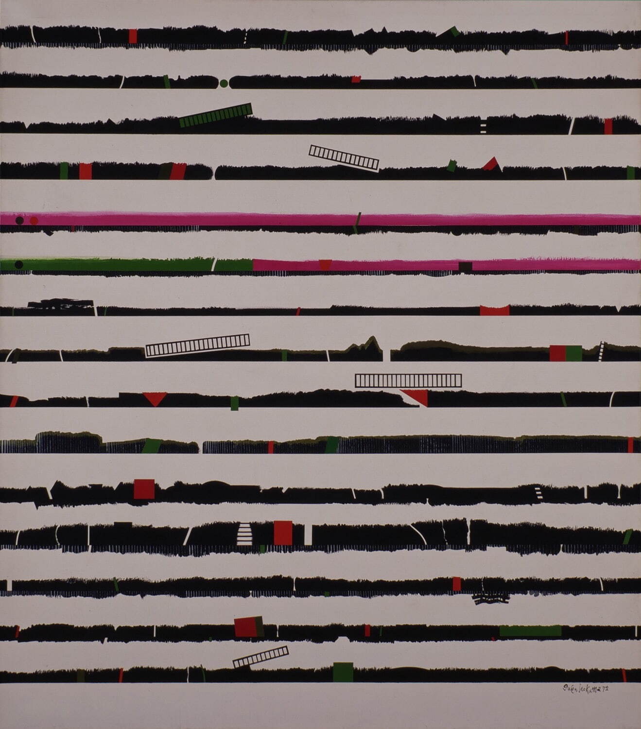 猪熊弦一郎《Landscape GT》1972年 丸亀市猪熊弦一郎現代美術館蔵 ©︎公益財団法人ミモカ美術振興財団