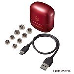 オーディオテクニカ、アイアンマン仕様のワイヤレスイヤホン - “ジャービス”による音声ガイド搭載｜写真4