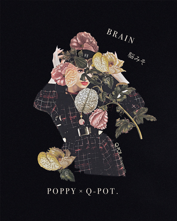 Q-pot.×Poppy“脳みそ”で表現したケーキのアクセサリーや“眼球”ネックレスなど｜写真81