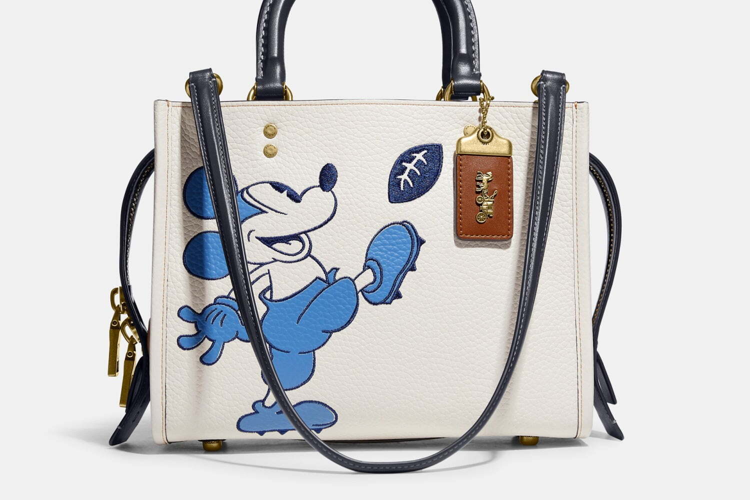 COACH トートバッグ ショルダーローグ25 ディズニー ミッキーMicky