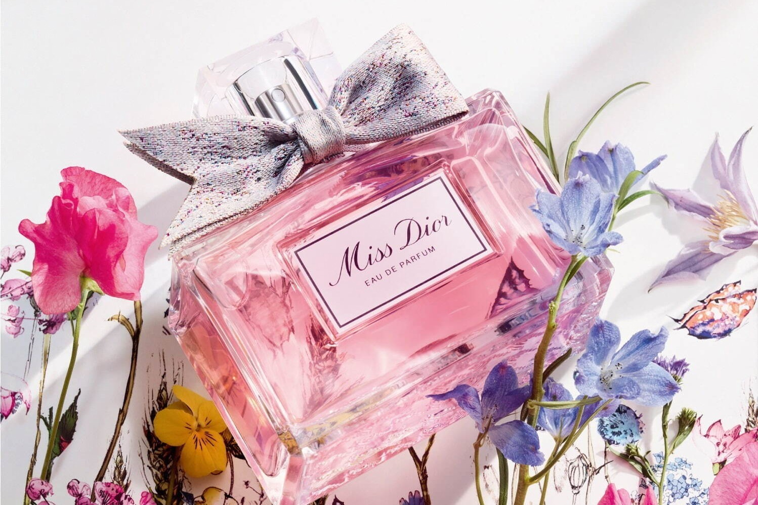 新作 新品 ディオール MISS DIOR ミニバッグ フラワー 花柄