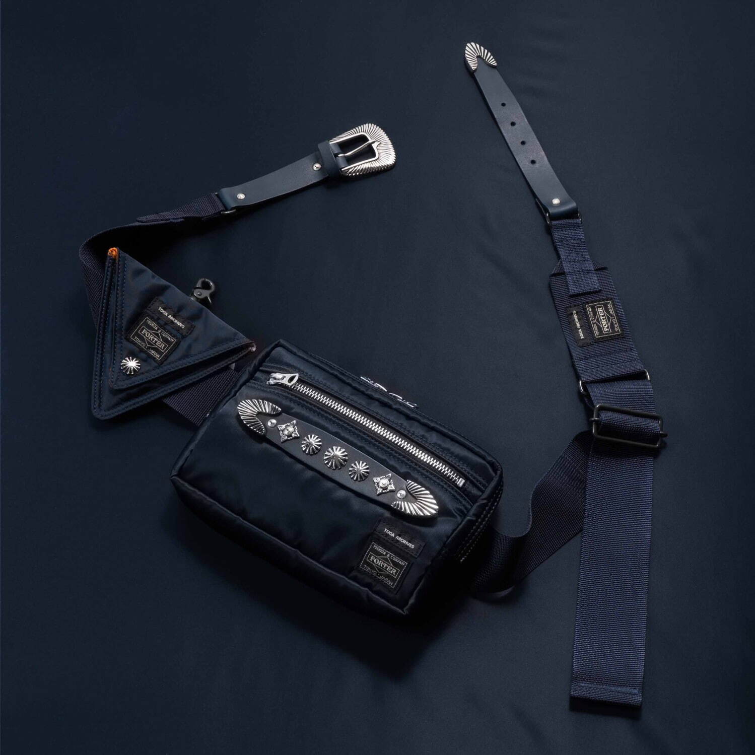 TOGA×ポーター「タンカー」“アイアンブルー”の限定バッグ&財布 TOGA×ポーター「タンカー」“アイアンブルー”の限定バッグ&財布