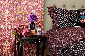 Francfranc ANNA SUI まくらカバー フラワー 2個セット 新品
