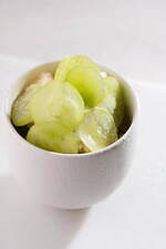 フルーツのコース料理専門店「フルーツサロン」ぶどう尽くしの新作、パフェやミルフィーユをコース仕立てで｜写真3