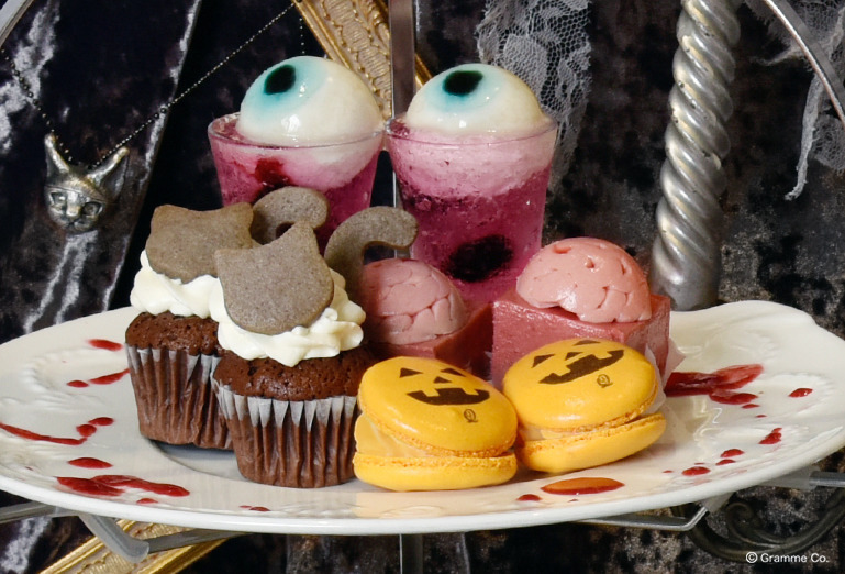 Q-pot CAFE.のハロウィン“脳みそケーキ”や“眼帯オバケちゃん”のスイーツプレート｜写真10