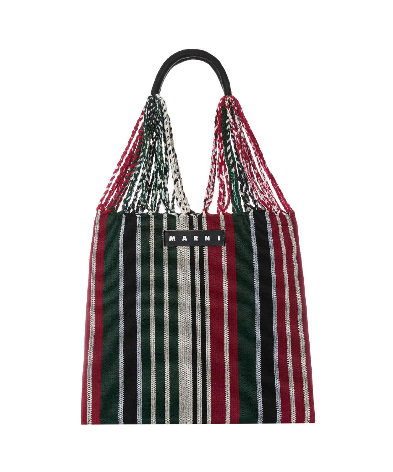 marni market ニット　ボーダー　ハンモックバッグ