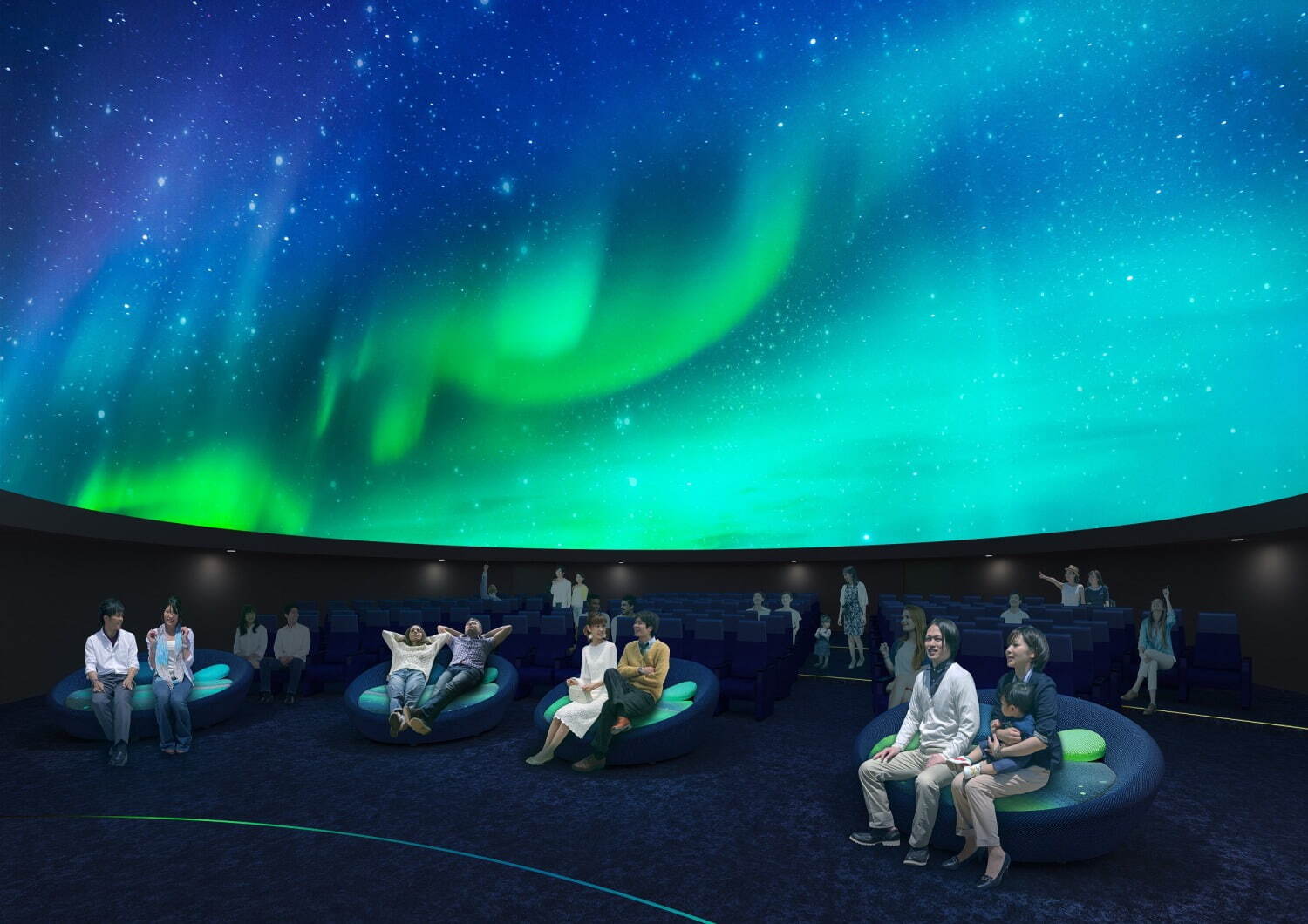 「コニカミノルタプラネタリウム満天」名古屋にオープン、LEDドームで360°星空体験｜写真1