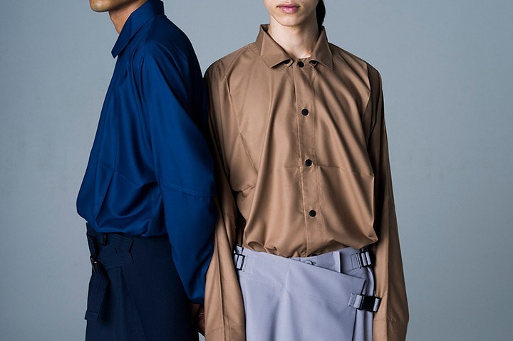 イッセイ ミヤケのメンズブランド「アイム メン」新作"ハンカチ"のように折畳めるコンパクトシャツ