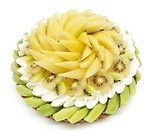 カフェコムサ“キウイ”の各店舗限定ケーキ、2種キウイ×杏仁ムースのケーキやミルクレープなど｜写真2