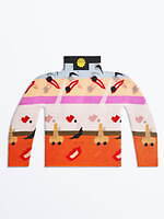 ミー イッセイ ミヤケ新作、“福笑い”着想の総柄トップスや