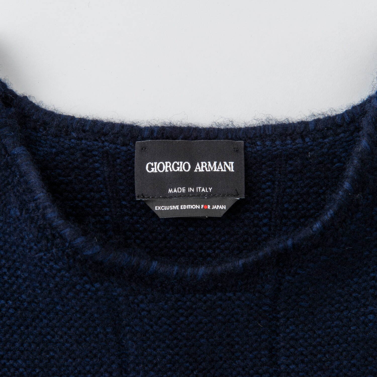 ジョルジオアルマーニ ニットセーター 濃紺