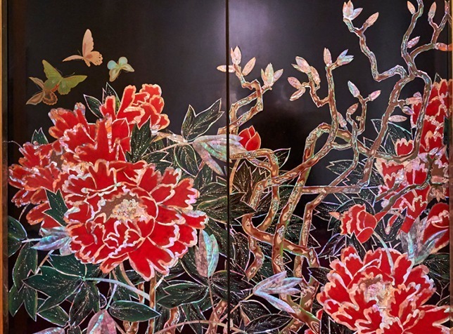 アートイベント「文化財で四季のお花見」ホテル雅叙園東京の百段階段で、桜など花々を描く日本画126枚｜写真25