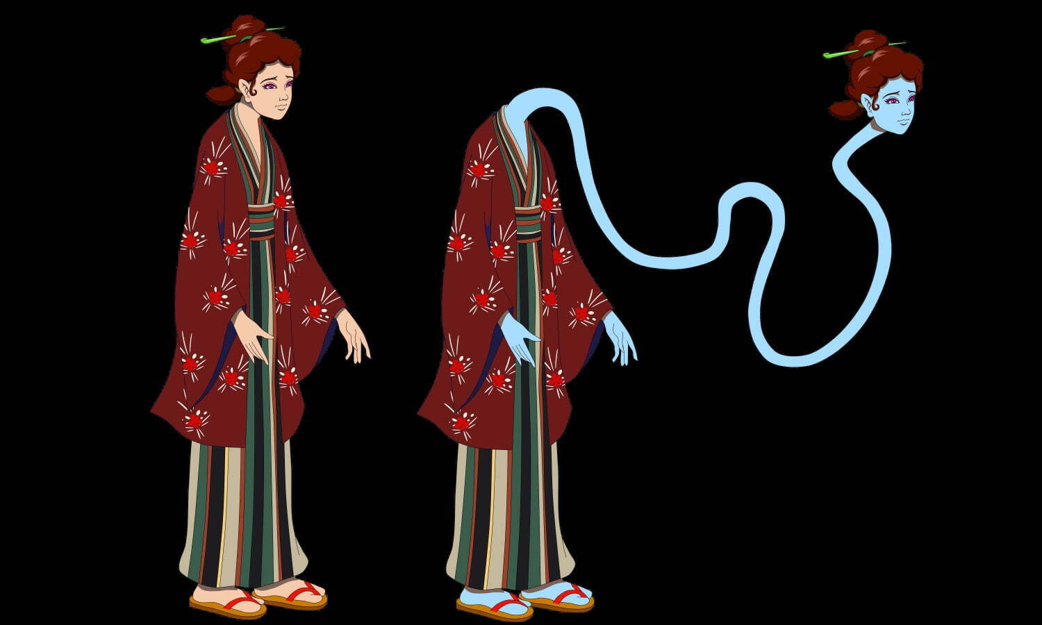 ホー・ツーニェン《ろくろ首(百鬼夜行)》2021年