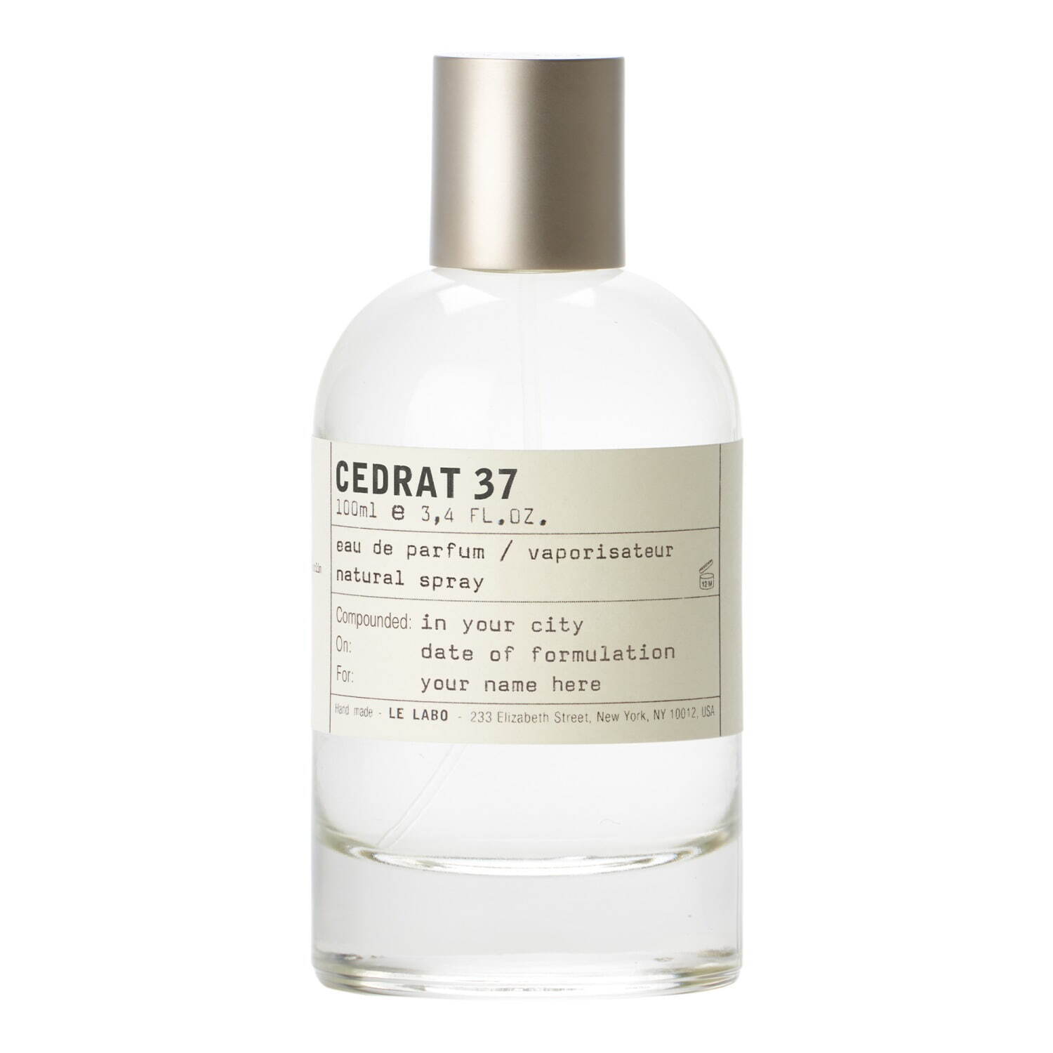 即納-96時間限定 LELABO ルラボ CEDRAT37 100ml セドラ37 ベルリン限定