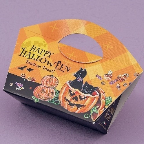 カファレルのハロウィン限定チョコレート、黒猫＆かぼちゃを描いたジャンドゥーヤ缶やきのこ型チョコ｜写真5