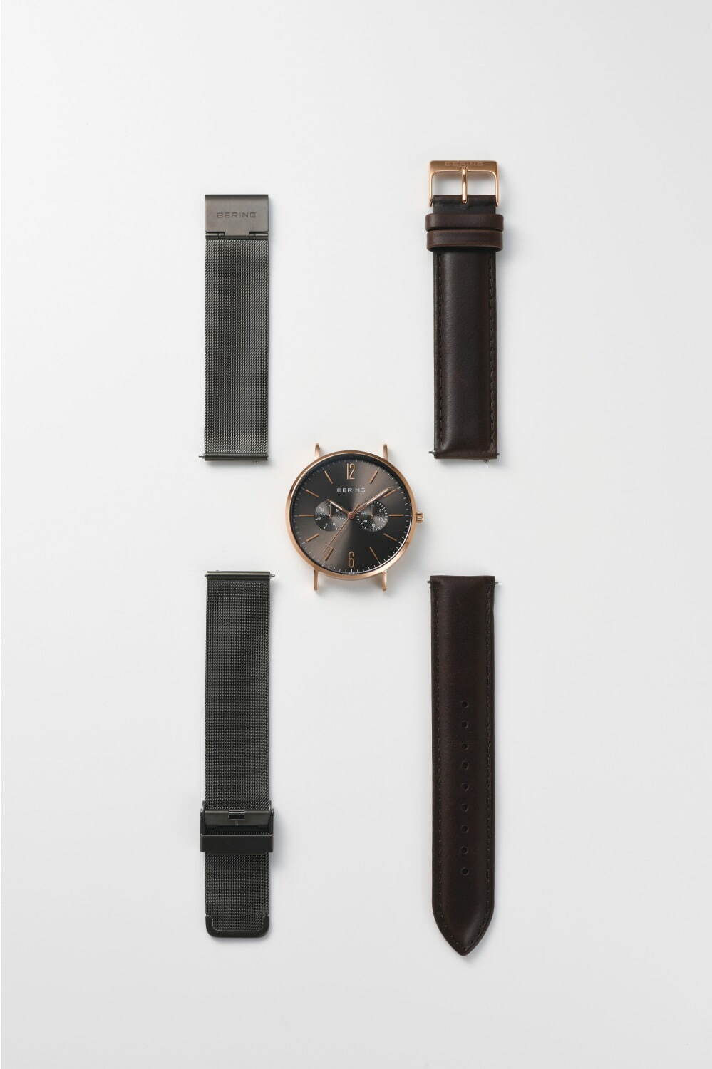 ベーリング“大人グレー”のペアウォッチ、簡単ストラップチェンジの腕時計やソーラーウォッチの新色｜写真4