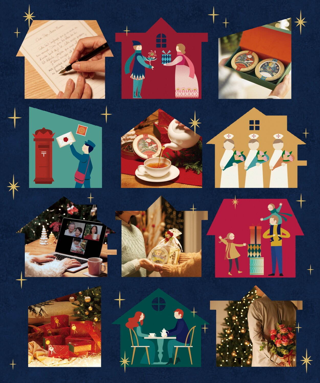 ルピシア2021年クリスマスティー、クリスマスケーキや焼き菓子イメージの限定紅茶｜写真8