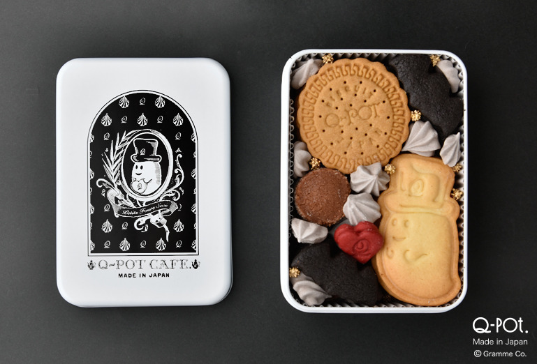 Q-pot CAFE.“まるで宝石”ハロウィン限定クッキー缶、“オバケ