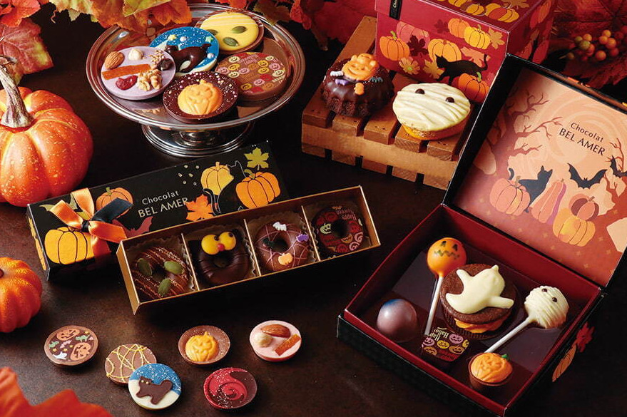 ベルアメールのハロウィンショコラ“カボチャ＆ミイラ”のチョコや“おばけ”のクッキーサンド