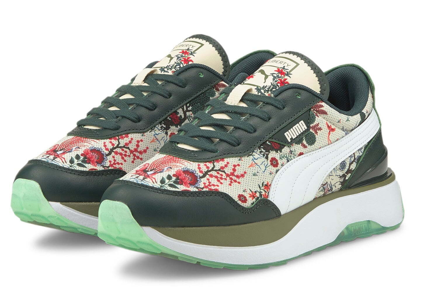 puma liberty 新品 花柄 ジャケット カーディガン プーマ リバティ