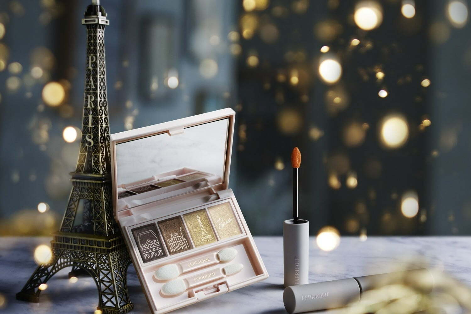 アイシャドー｜エスプリーク21年クリスマスコスメ、“パリジェンヌ”がテーマの限定アイシャドウ＆ふんわりルージュ