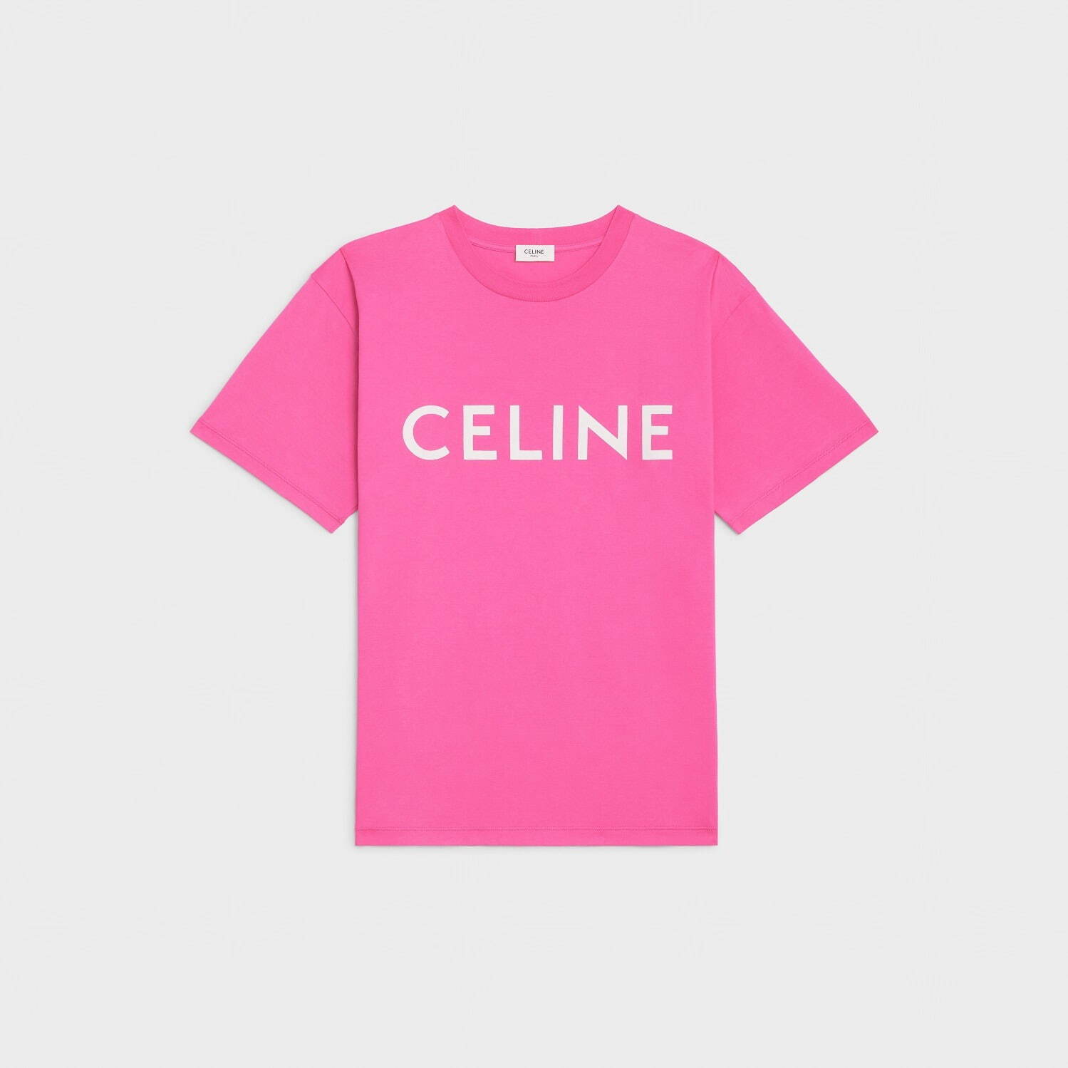 セリーヌの新作Tシャツ＆フーディー - ロゴをカモ柄やピンクに合わせて