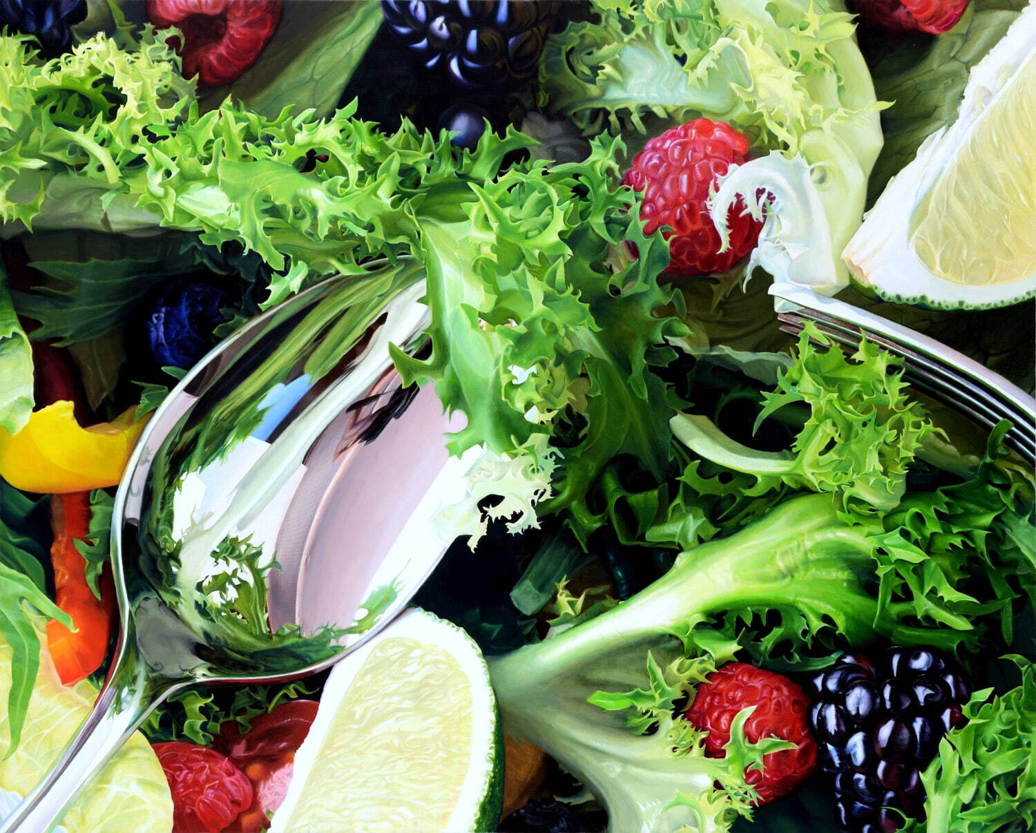 上田薫《サラダ E》2014年 個人蔵