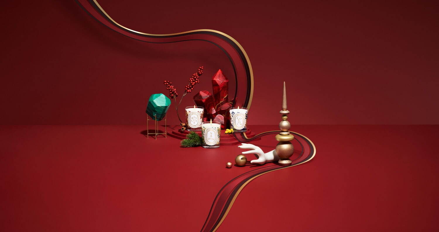 ディプティック21年クリスマス第2弾、アクセとともに楽しむ限定 