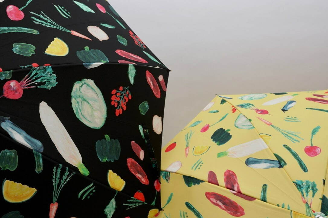 コシラエルの22年新作傘“タンポポの綿毛”やカラフル野菜柄、晴雨兼用で｜写真5