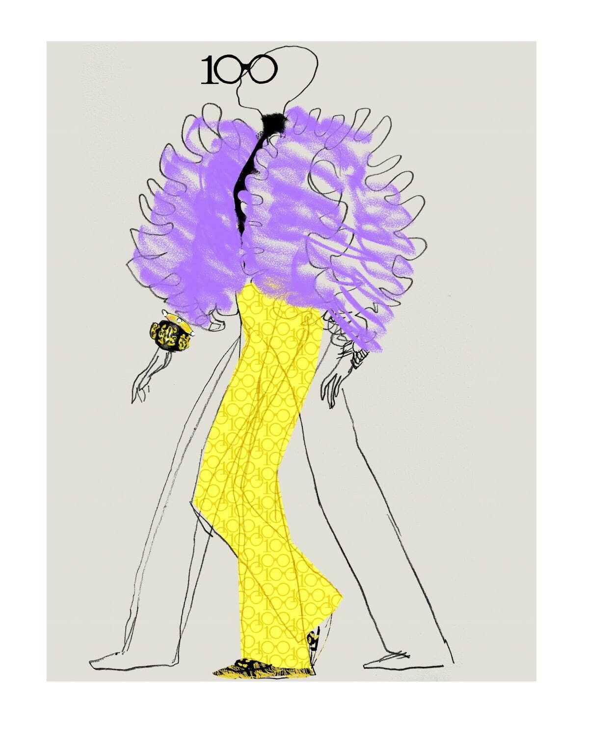 H&M×アイリス・アプフェル、パールを飾った“えんどう豆”柄ジャケットやカエルのビジューアクセサリー｜写真79