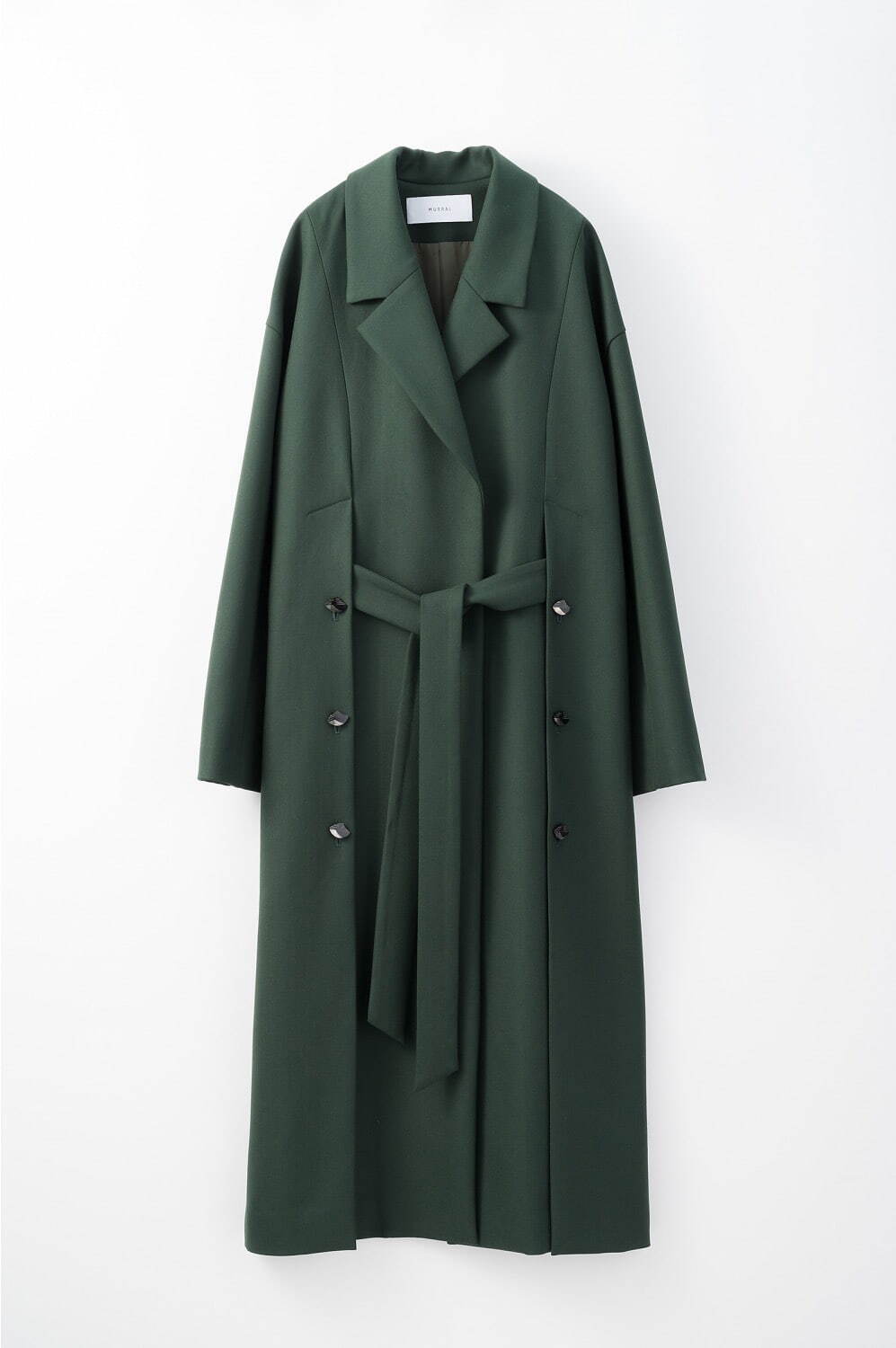 Slit long gown coat 63,800円