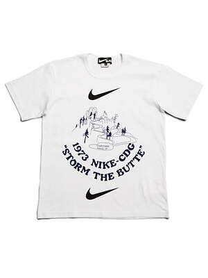 ブラック コム デ ギャルソン×ナイキ、ナイキのヴィンテージTシャツを 