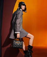 【VIPセール】DIOR（ディオール）マクロカナージュコート ディオール「マクロカナージュ」格子柄キルティングのショルダー