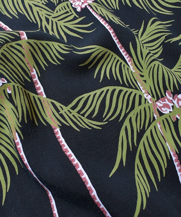 ワコマリア×マインデニム、デニム生地の“椰子の木”柄ハワイアンシャツ｜写真4