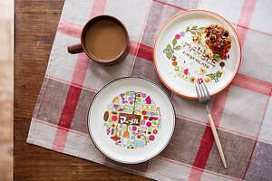 明治「マーブルチョコ」の巨大“もちふわ”クッション＆テーブルウェア、スタディオクリップと初コラボ