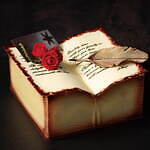 京王プラザホテルのクリスマスケーキ2021、"アンティーク置時計"を再現＆和栗ムース入り｜写真4