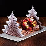 京王プラザホテルのクリスマスケーキ2021、"アンティーク置時計"を再現＆和栗ムース入り｜写真6