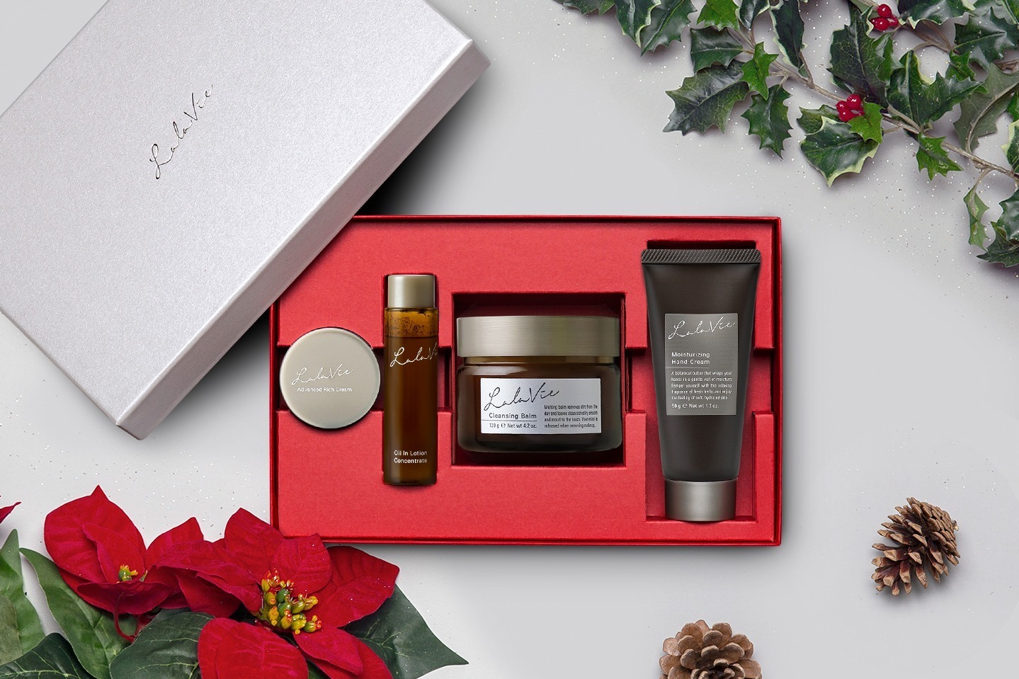 クリスマス｜ララヴィ2021年クリスマスコフレ、“オイルイン美容”のスキンケア＆ハンドクリームセット