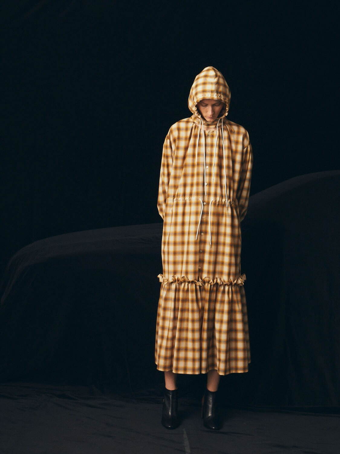 ベルパー(BELPER) 2021-22年秋冬ウィメンズコレクション ファッションプレス Belper ベルパー GINGHAM DREAS
