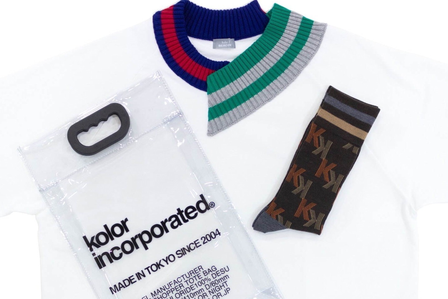 カラー“PVCバッグ付き”Tシャツやジップを配したパンツ、東京・福岡・金沢の限定ストアで