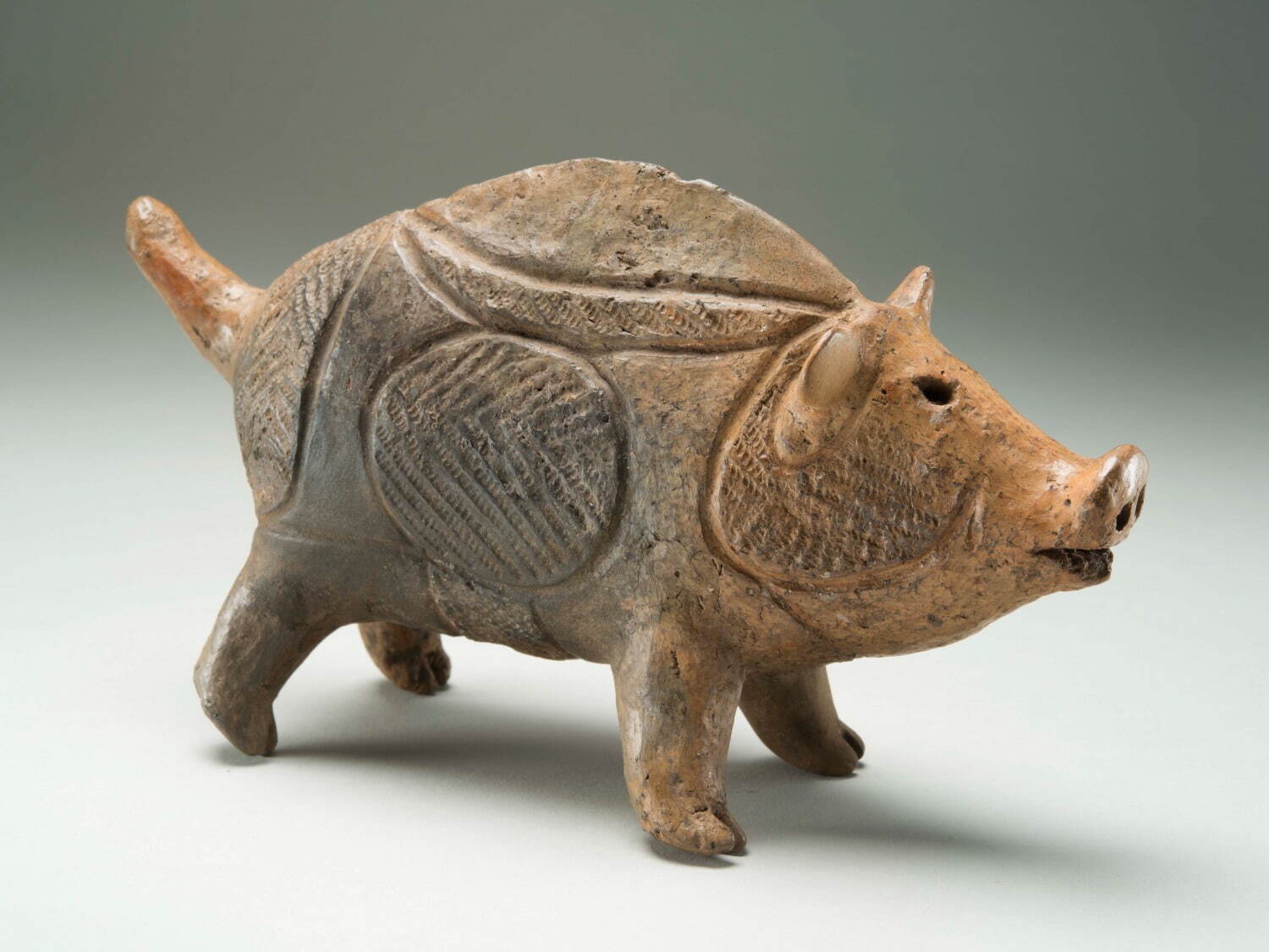 重要文化財 《猪形土製品》 縄文時代 青森・弘前市立博物館