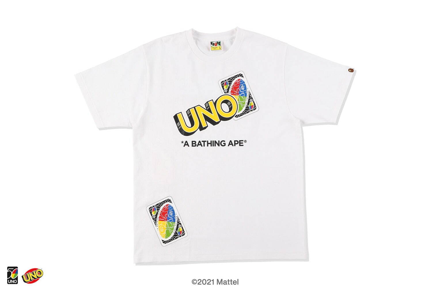 新品 BAPE ワンピース コラボ【特典】TEE 限定 Tシャツ カード エイプ