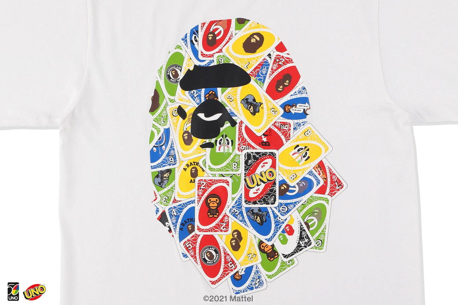 新品 BAPE ワンピース コラボ【特典】TEE 限定 Tシャツ カード エイプ