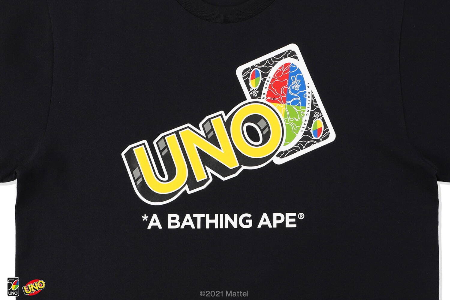 ア ベイシング エイプのコラボデザイン「UNO」カード柄クッション