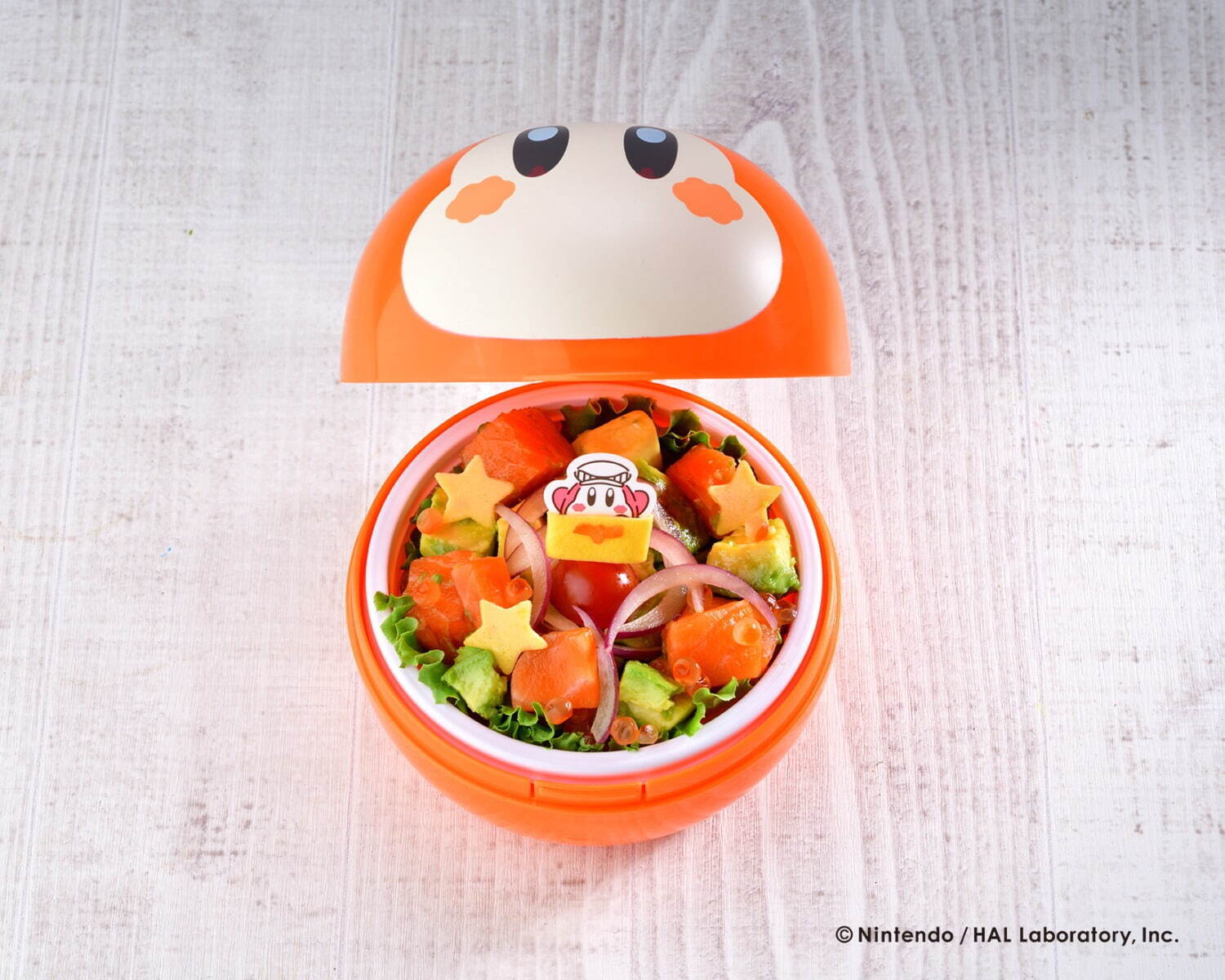 「ワドルディのみんなでロミロミ！サーモンアボカド丼」2,178円
※ス―べニア ランチボックス ワドルディ付き。