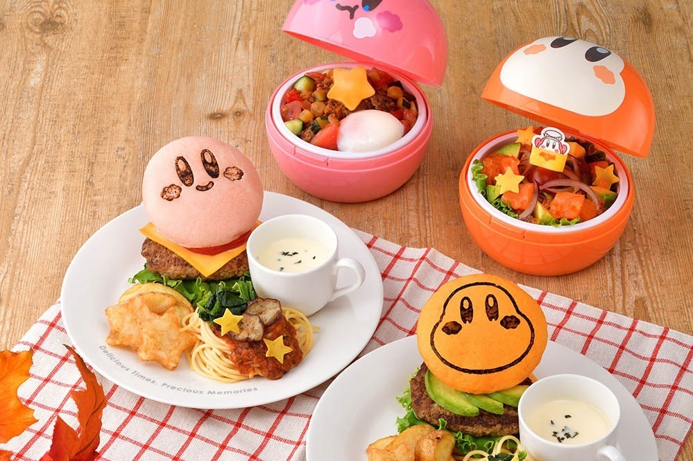 星のカービィ｜東京＆博多「カービィカフェ」新作メニュー、ワドルディのヘルシーバーガーやワドルドゥ“見つめる”サラダ
