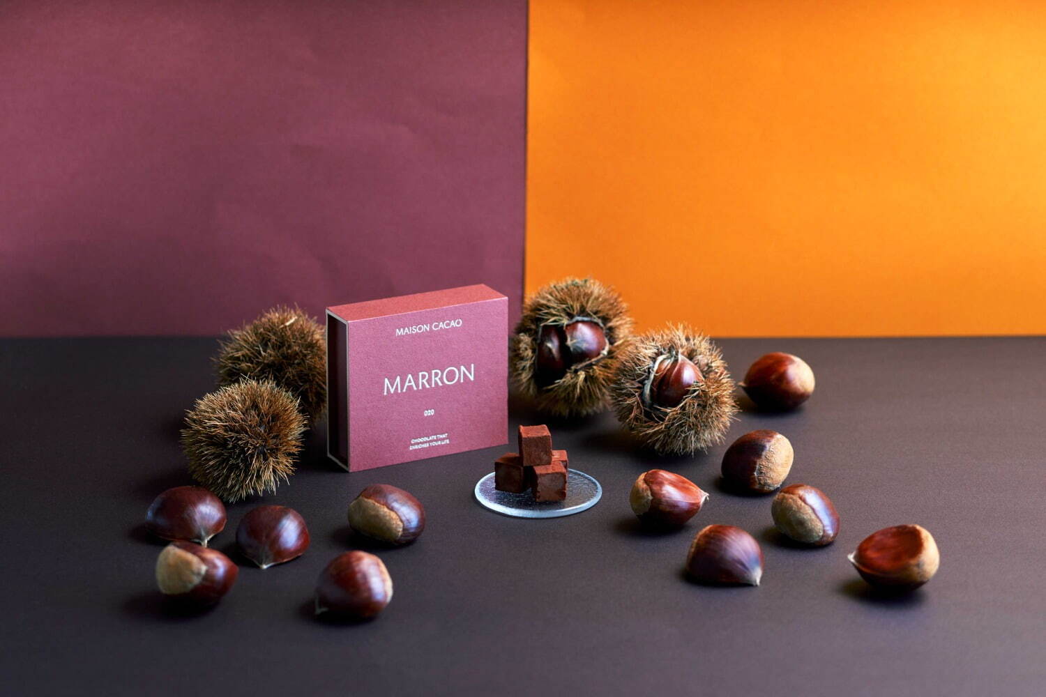 「アロマ生チョコレート MARRON」2376円
※オンラインショップを含む全店で販売。