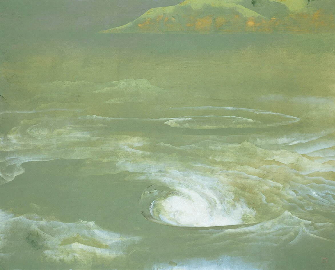 奥村土牛「醍醐」日本画 金色フレーム 1471_57cbfe316d56dae651c02715b